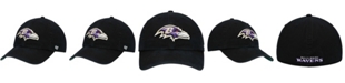 '47 Brand Men's Black Baltimore Ravens Franchise Logo Fitted Hat
